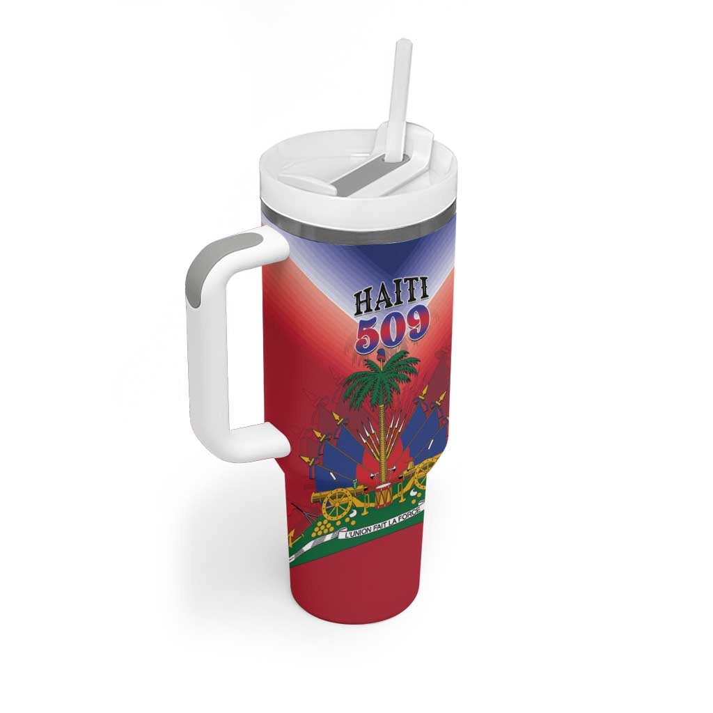 Personalized Haiti 509 Tumbler With Handle Repiblik d Ayiti