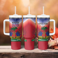 Personalized Haiti 509 Tumbler With Handle Repiblik d Ayiti