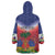 Personalized Haiti 509 Wearable Blanket Hoodie Repiblik d Ayiti