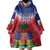 Personalized Haiti 509 Wearable Blanket Hoodie Repiblik d Ayiti