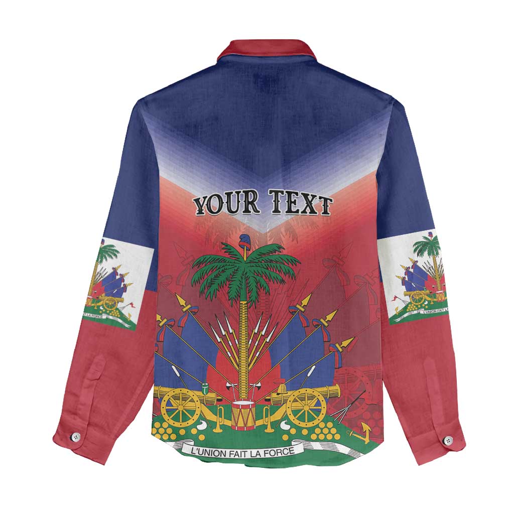 Personalized Haiti 509 Women Casual Shirt Repiblik d Ayiti