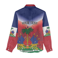 Personalized Haiti 509 Women Casual Shirt Repiblik d Ayiti