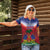 Personalized Haiti 509 Women Polo Shirt Repiblik d Ayiti