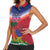 Personalized Haiti 509 Women Sleeveless Polo Shirt Repiblik d Ayiti