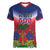 Personalized Haiti 509 Women V-Neck T-Shirt Repiblik d Ayiti