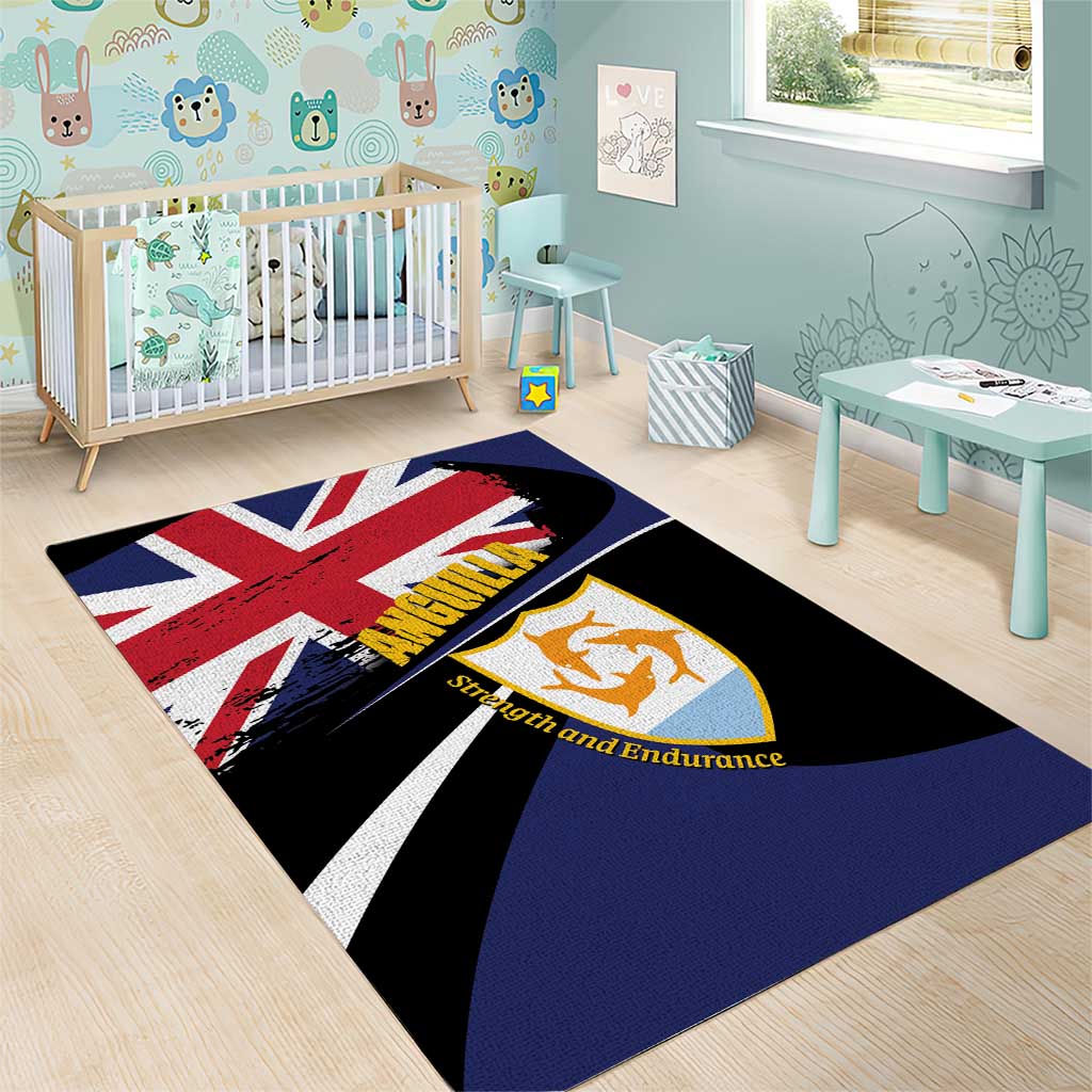 Anguilla Area Rug Strength and Endurance Grunge