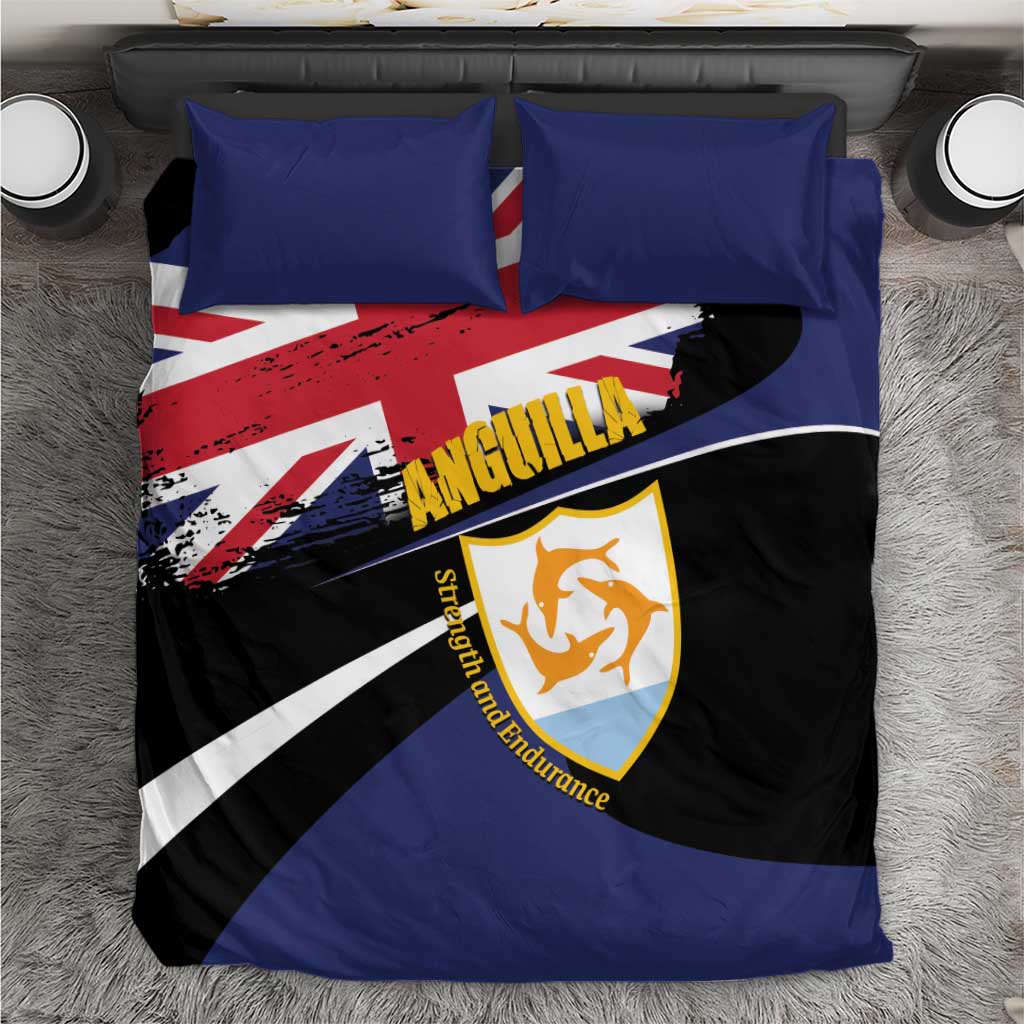 Anguilla Bedding Set Strength and Endurance Grunge