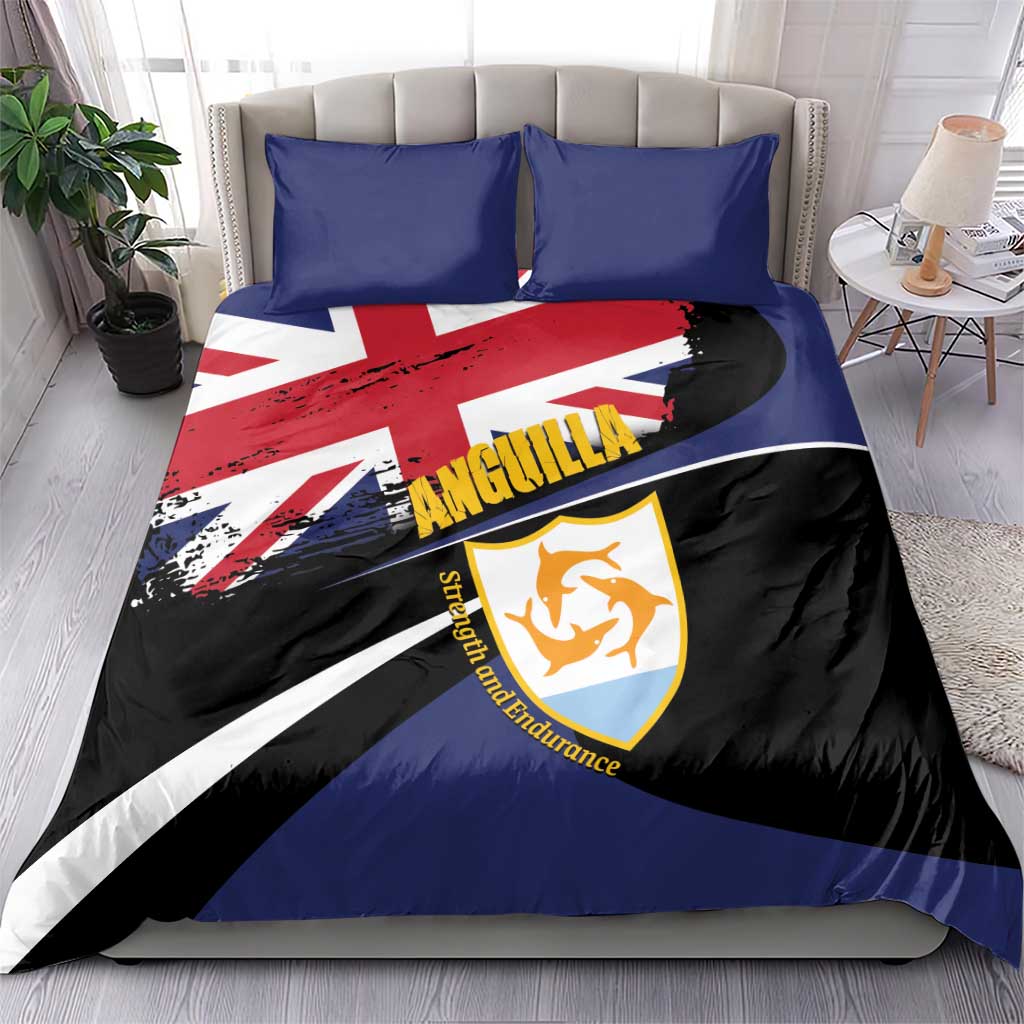 Anguilla Bedding Set Strength and Endurance Grunge