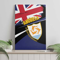 Anguilla Canvas Wall Art Strength and Endurance Grunge