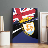 Anguilla Canvas Wall Art Strength and Endurance Grunge