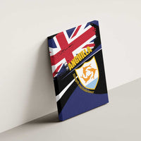 Anguilla Canvas Wall Art Strength and Endurance Grunge