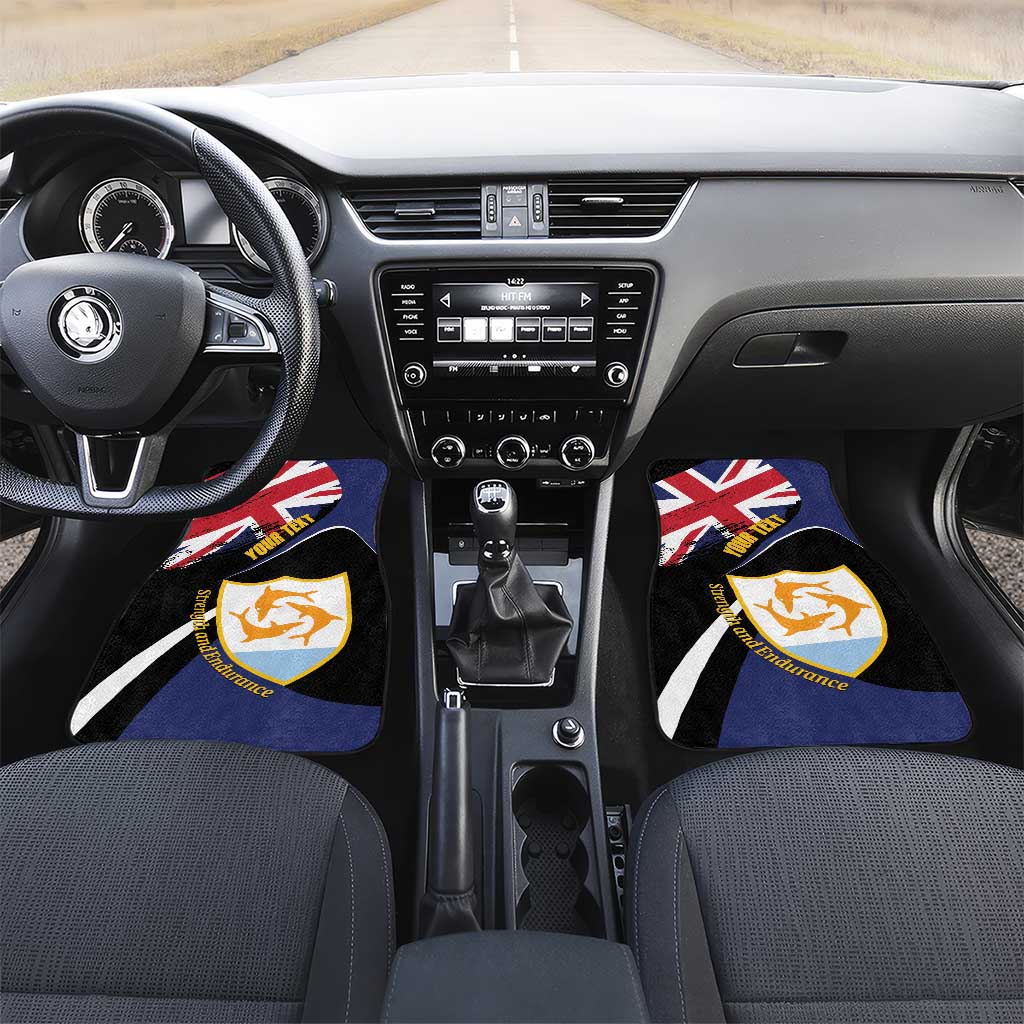 Anguilla Car Mats Strength and Endurance Grunge