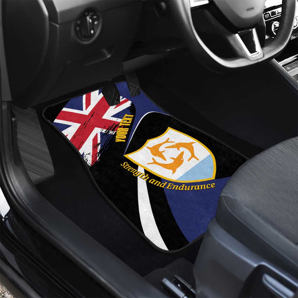 Anguilla Car Mats Strength and Endurance Grunge