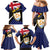 Personalised Anguilla Family Matching Mermaid Dress and Hawaiian Shirt Strength and Endurance Grunge