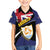 Personalised Anguilla Family Matching Summer Maxi Dress and Hawaiian Shirt Strength and Endurance Grunge