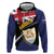 Personalised Anguilla Hoodie Strength and Endurance Grunge