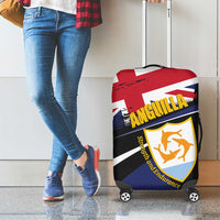 Anguilla Luggage Cover Strength and Endurance Grunge