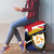 Anguilla Luggage Cover Strength and Endurance Grunge