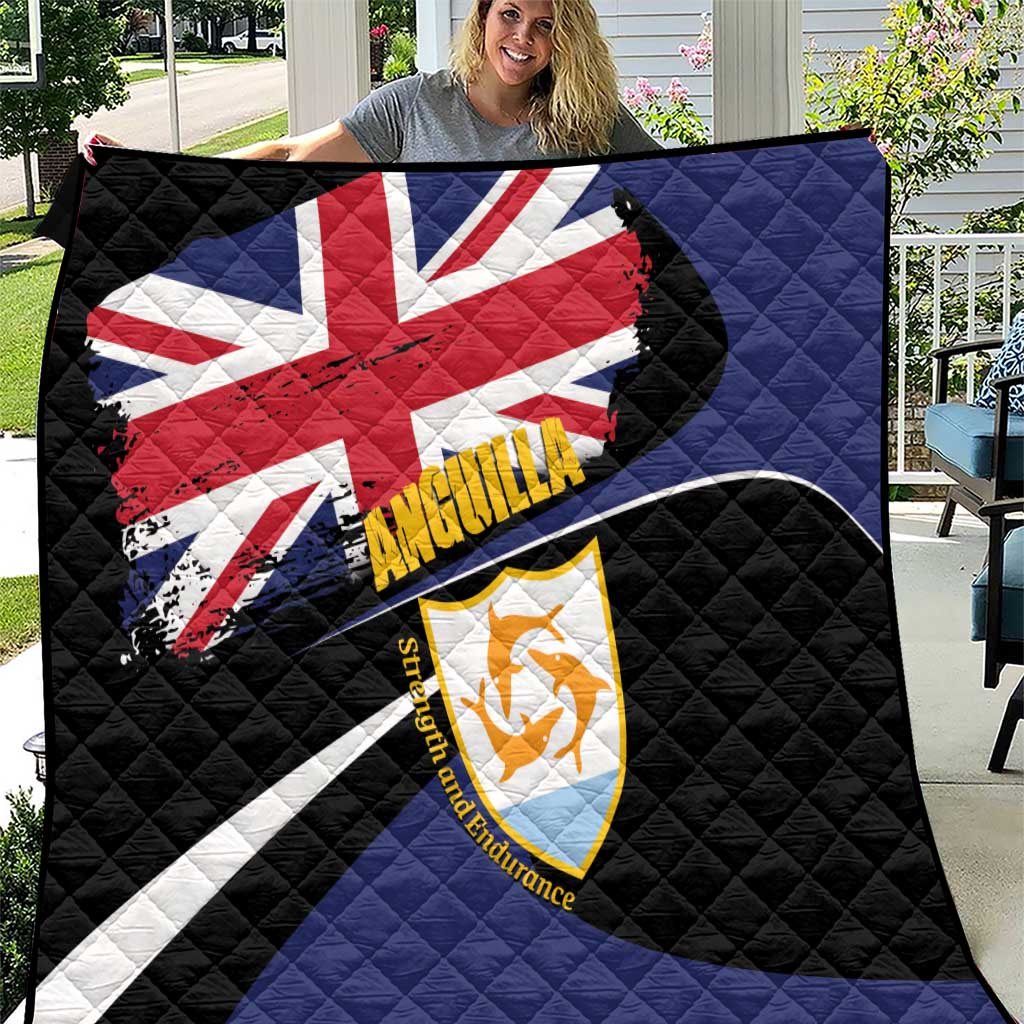 Anguilla Quilt Strength and Endurance Grunge