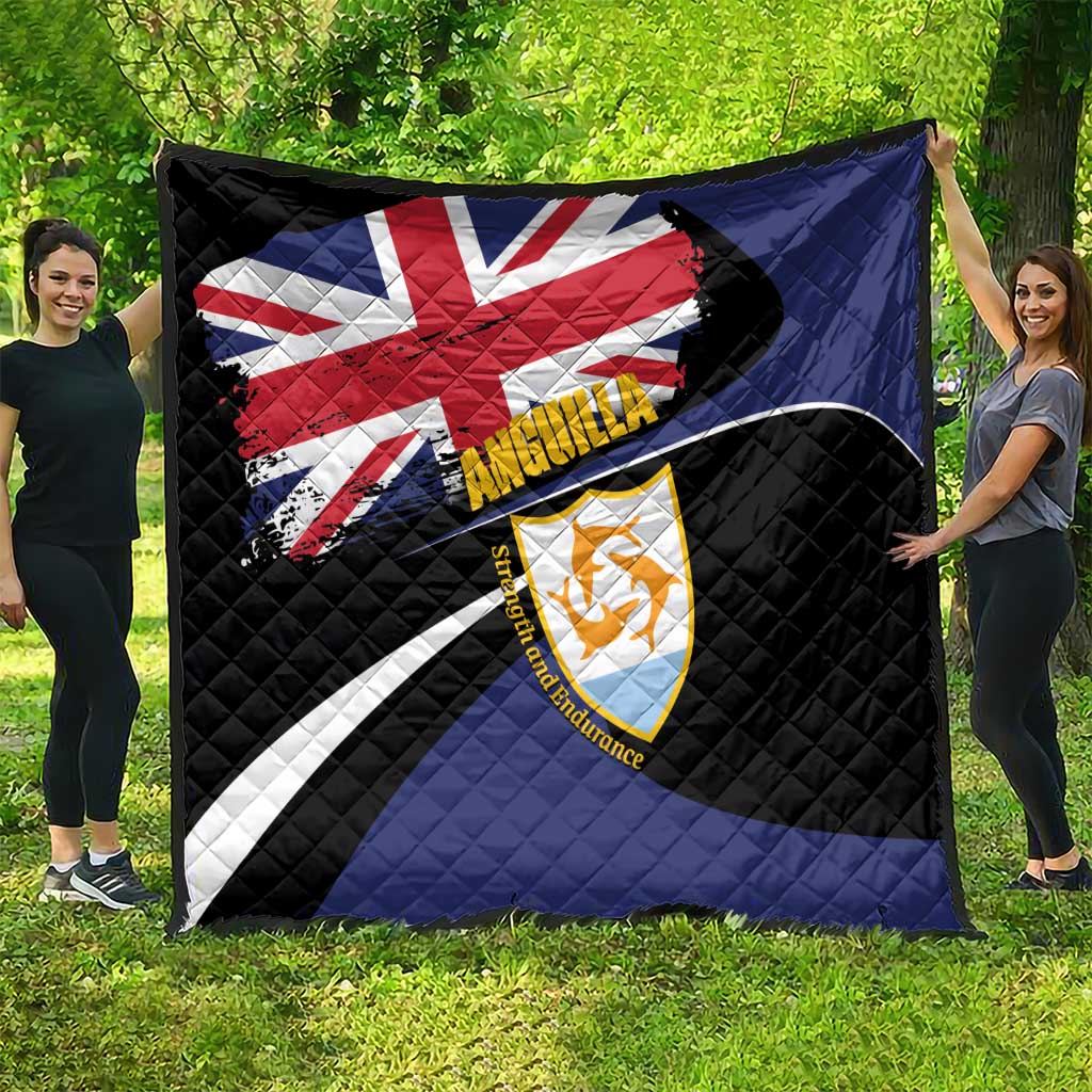 Anguilla Quilt Strength and Endurance Grunge