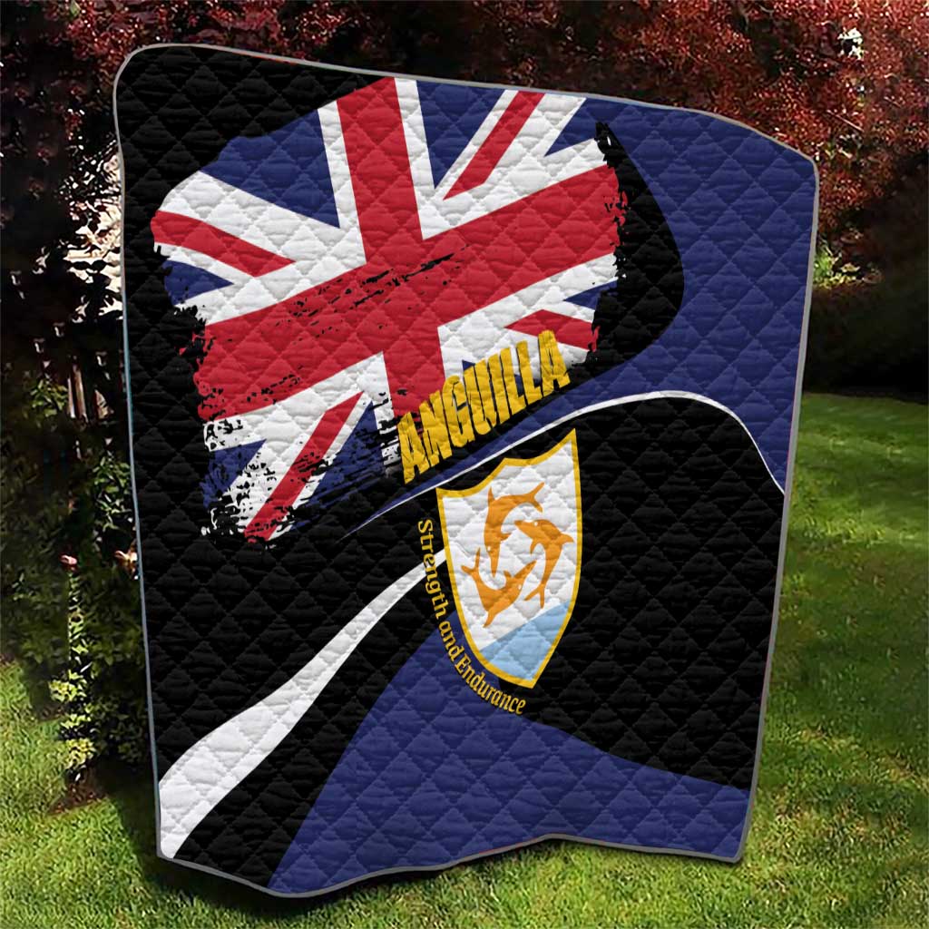 Anguilla Quilt Strength and Endurance Grunge