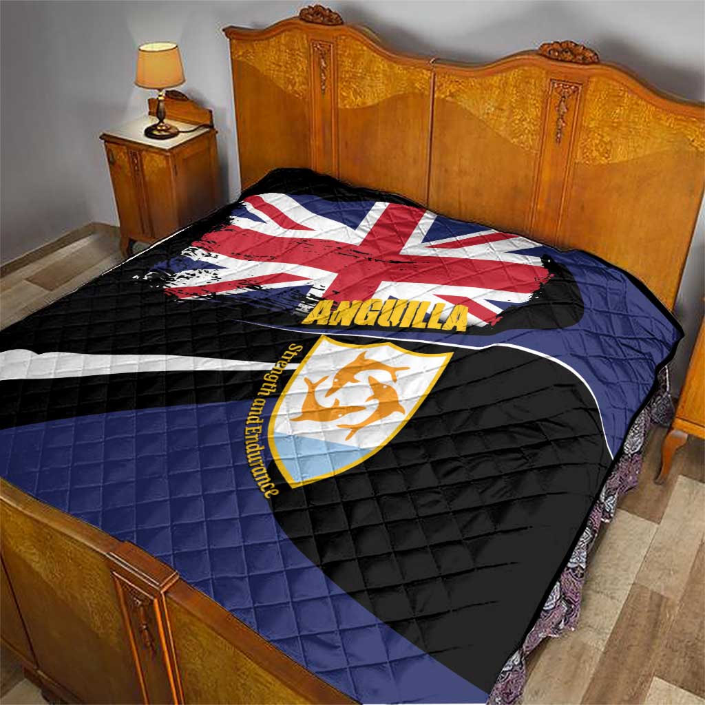 Anguilla Quilt Strength and Endurance Grunge