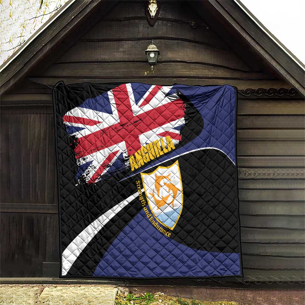 Anguilla Quilt Strength and Endurance Grunge