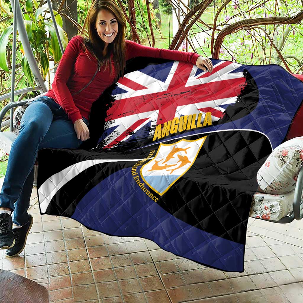 Anguilla Quilt Strength and Endurance Grunge