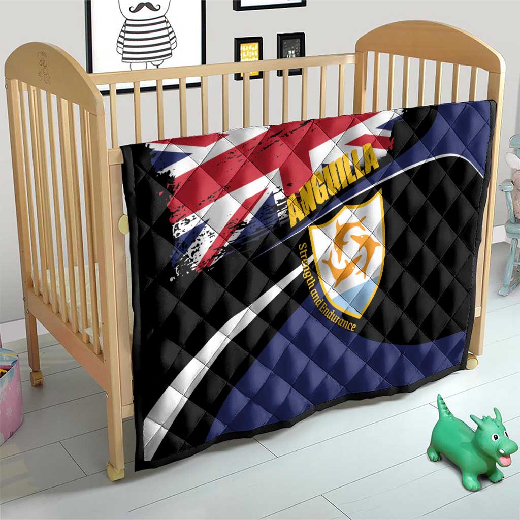 Anguilla Quilt Strength and Endurance Grunge