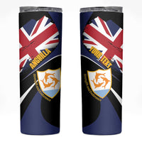 Personalised Anguilla Skinny Tumbler Strength and Endurance Grunge