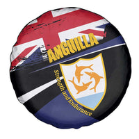Anguilla Spare Tire Cover Strength and Endurance Grunge