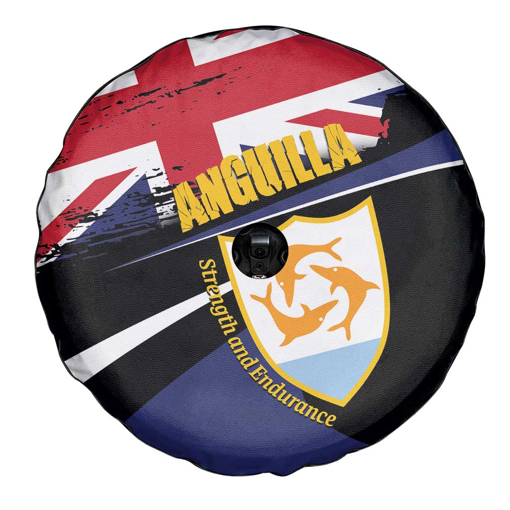 Anguilla Spare Tire Cover Strength and Endurance Grunge