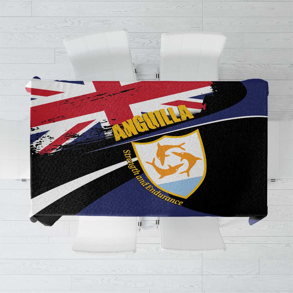 Anguilla Tablecloth Strength and Endurance Grunge