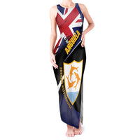 Personalised Anguilla Tank Maxi Dress Strength and Endurance Grunge