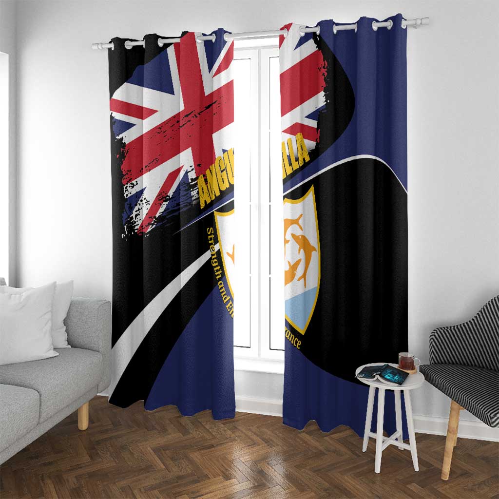 Anguilla Window Curtain Strength and Endurance Grunge