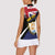 Personalised Anguilla Women Sleeveless Polo Shirt Strength and Endurance Grunge