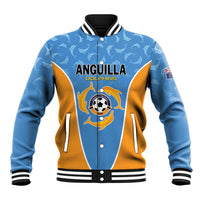 Custom Anguilla Football Baseball Jacket Come On Soccer Dolphins