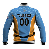 Custom Anguilla Football Baseball Jacket Come On Soccer Dolphins