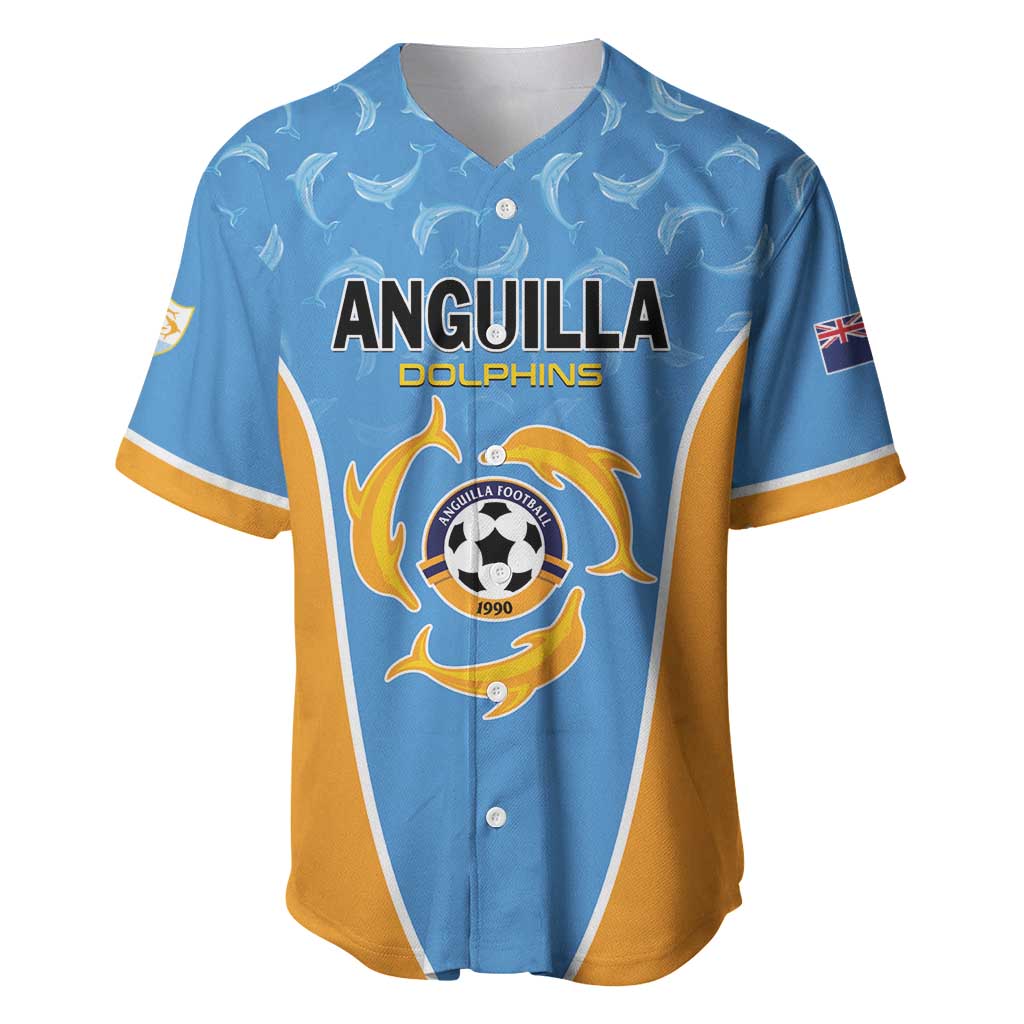 Custom Anguilla Football Baseball Jersey Come On Soccer Dolphins