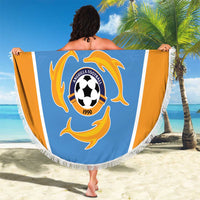 Anguilla Football Beach Blanket Come On Soccer Dolphins