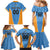 Custom Anguilla Football Family Matching Mermaid Dress and Hawaiian Shirt Come On Soccer Dolphins