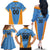Custom Anguilla Football Family Matching Off The Shoulder Long Sleeve Dress and Hawaiian Shirt Come On Soccer Dolphins