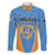 Custom Anguilla Football Family Matching Off The Shoulder Long Sleeve Dress and Hawaiian Shirt Come On Soccer Dolphins