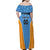 Custom Anguilla Football Family Matching Off Shoulder Maxi Dress and Hawaiian Shirt Come On Soccer Dolphins