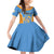 Custom Anguilla Football Family Matching Off Shoulder Short Dress and Hawaiian Shirt Come On Soccer Dolphins