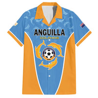 Custom Anguilla Football Family Matching Summer Maxi Dress and Hawaiian Shirt Come On Soccer Dolphins