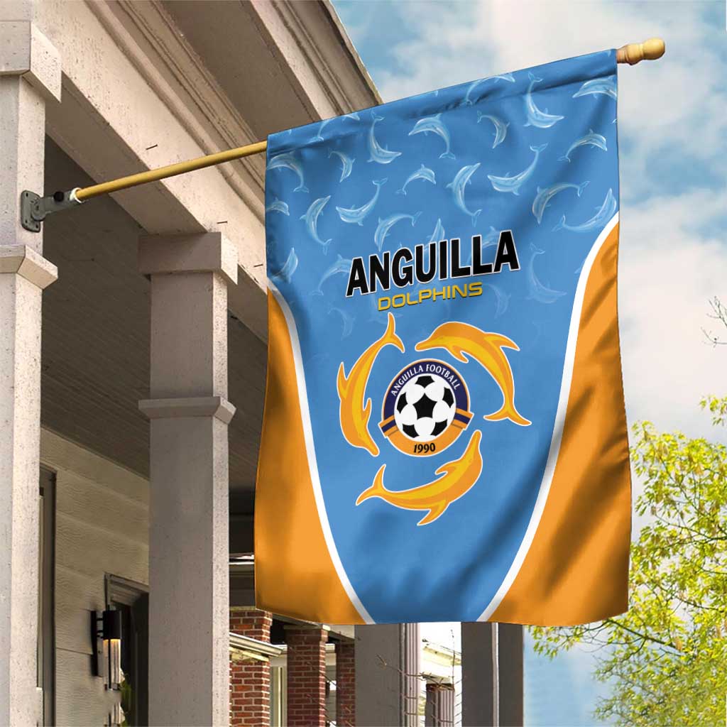Anguilla Football Garden Flag Come On Soccer Dolphins