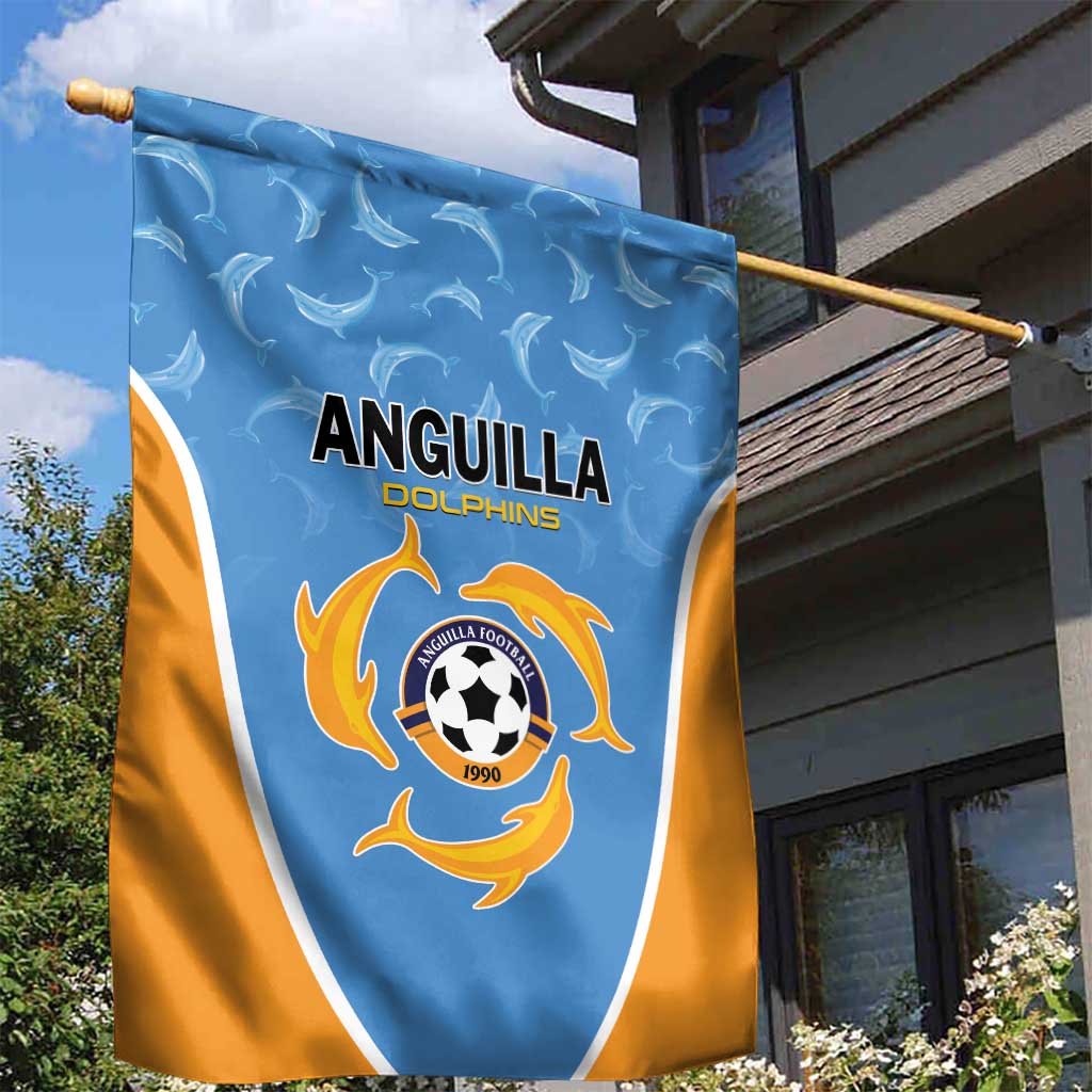 Anguilla Football Garden Flag Come On Soccer Dolphins