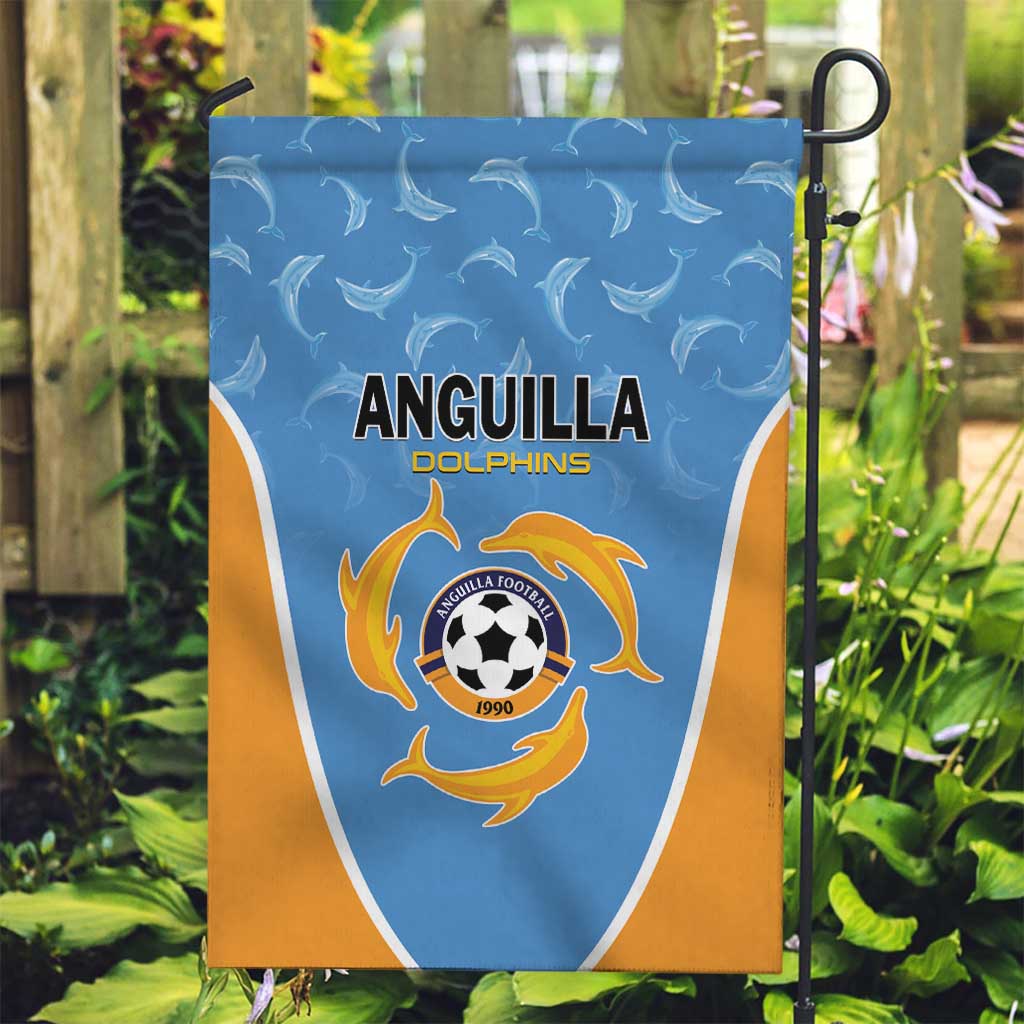 Anguilla Football Garden Flag Come On Soccer Dolphins