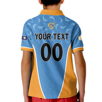 Custom Anguilla Football Kid Polo Shirt Come On Soccer Dolphins